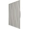 Ekena Millwork 19 5/8in. W x 19 5/8in. H Willow EnduraWall Decorative 3D Wall Panel Covers 2.67 Sq. Ft. WP20X20WWISG - alternate 2